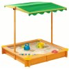 ABC KidLand Pískoviště se stříškou 118x118x118 cm 435243 zelená