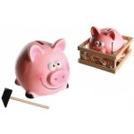 Pokladnička prasátko s kladívkem střední – Zbozi.Blesk.cz