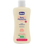 CHICCO Olej masážní s bavlnou a vitamínem E Baby Moments Sensitive 74 % přírodních složek 200 ml – Sleviste.cz