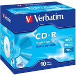 Verbatim CD-R 800MB 40x, AZO, jewel box, 10ks (43428) – Zbozi.Blesk.cz