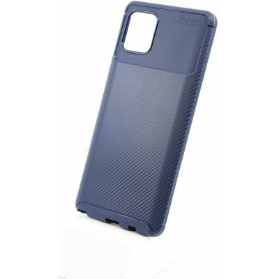 Pouzdro Bomba Měkký obal carbon look pro samsung - modrý Galaxy Note 10 Lite C011_SAM_NOTE_10_LITE_BLUE – Hledejceny.cz