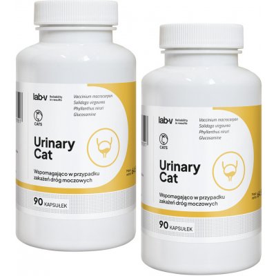 Lab v Urinary Cat Podpora močových cest pro kočky 90 kapslí – Hledejceny.cz