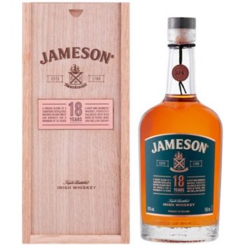 Jameson 18y 40% 0,7 l (holá láhev)