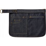 Premier Workwear Pevná plátěnná zástěra s kapsou na zip a na tablet Black Denim ca. Pantone 426C PW138