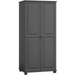 Ami nábytek 2Dč2 šířka 90 věšák/police borovice šedá – Sleviste.cz