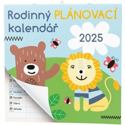 Rodinný plánovací nástěnný 2025 – Zboží Mobilmania