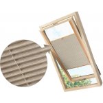 Zebra-shop Zastiňující roleta Plissé pro střešní okno Šedo zelený melír PD303 Velux CK02 borovice – Hledejceny.cz