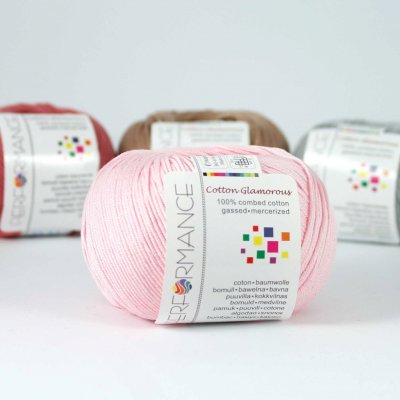Cotton Glamorous - 100% česaná bavlněná příze Barva: 25