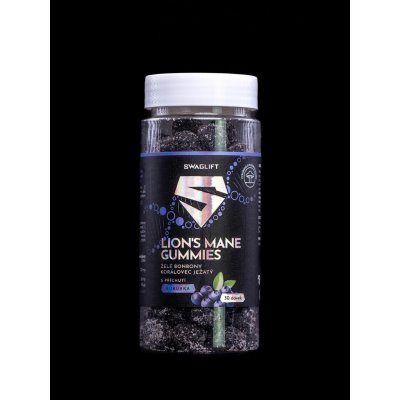SWAGLIFT Lion´s mane gummies s příchutí borůvky 60 ks – Hledejceny.cz