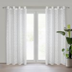 EUROFIRANY ZÁVĚS NA KROUŽCÍCH ELENOR 140X250 CM BÍLÁ – Sleviste.cz