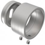 Hahn Steel Kotvení zábradlí na zeď pro trubku 33,7mm, nerezová ocel, AISI 304 - brus – Zbozi.Blesk.cz