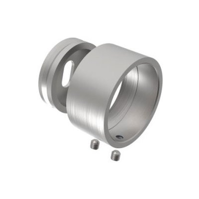 Hahn Steel Kotvení zábradlí na zeď pro trubku 33,7mm, nerezová ocel, AISI 304 - brus – Zbozi.Blesk.cz