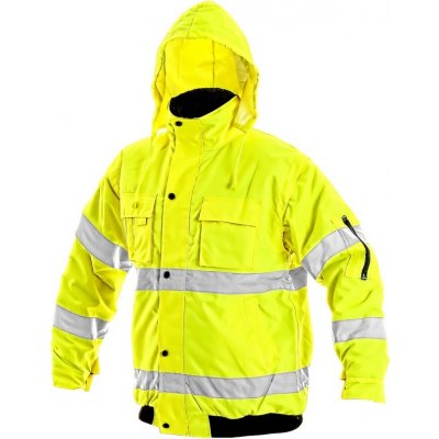 CXS LEEDS Reflexní bunda zimní žlutá – Zboží Mobilmania