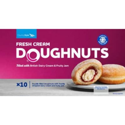 Iceland 10 ks Koblížky s ovocnou marmeládou a pravou šlehačkou 520g – Hledejceny.cz