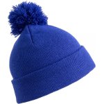 Result Headwear pletená čepice s bambulí RC028X královská modrá – Sleviste.cz