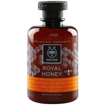 Apivita Royal Honey krémový sprchový gel s esenciálními oleji Dermatologically Tested 300 ml