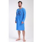 Jachting pánská noční košile dl.rukáv modrá – Zboží Dáma