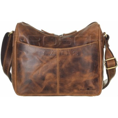 Greenburry kožená kabelka crossbody 1534-25 – Zboží Mobilmania
