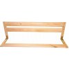 ČistéDřevo Dřevěná bezpečnostní zábrana do postele 127 cm