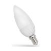 Žárovka Wojnarowscy LED svíčka E-14 230V 6W studená bílá 6000 7000K bílé světlo