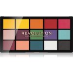 Makeup Revolution Reloaded paleta očních stínů Marvellous Mattes 15 x 1,1 g – Hledejceny.cz