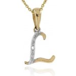 Zlatnictví U Kostela Zlaté přívěsky písmenka abecedy s diamantem 4482x24159840 – Hledejceny.cz