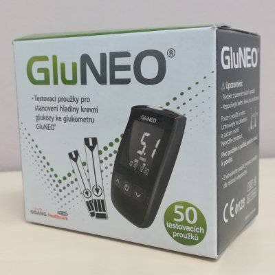 GluNeo proužky diagnostické ke glukometru Gluneo 50 ks – Zboží Mobilmania
