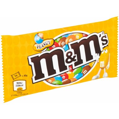 M&M's Arašídové čokoládové dražé 45 g – Hledejceny.cz