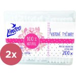 Linteo Papírové Vatové tyčinky 100% natural 200 ks – Zbozi.Blesk.cz