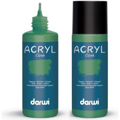 Darwi Acryl Opak akrylová barva 80 ml borovicová zelená