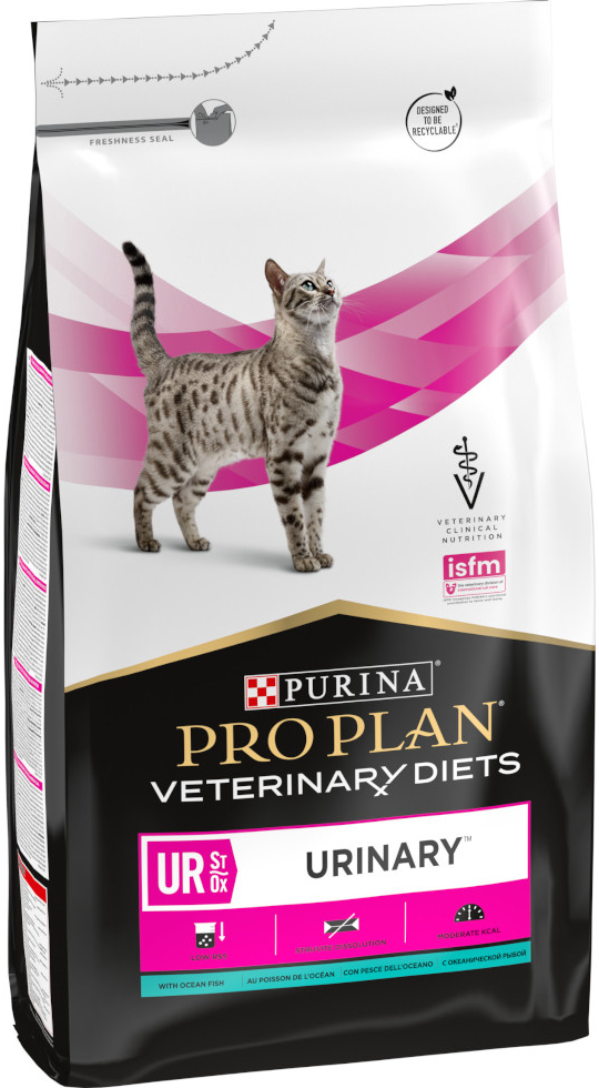 Pro Plan Veterinary Diets Feline UR ST/OX Urinary mořské ryby 2 x 5 kg