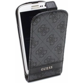 Pouzdro Guess 4G Flap otevírací Samsung i9300 Galaxy S III šedé