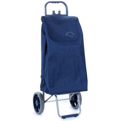 Nákupní taška na velkých kolečkách, rozšiřitelná, New Star 101 tmavě modrá – Sleviste.cz