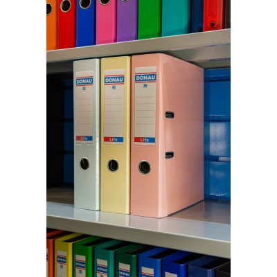 Donau pořadač pákový Life A4 75 mm pastelově modrý – Zboží Živě