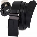 Beltimore pásek pánský kožený ke kalhotám automat elegantní černý – Zboží Dáma