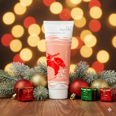 tianDe Spa tělová sůl Medová broskev 380 g – Zboží Dáma