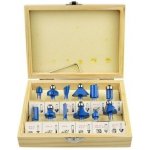 Sada frézovacích bitů, 6 mm, 12ks GEKO – Zboží Mobilmania