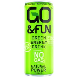 Go Fun Green Energy Drink No Gas 330ml Alternativy Heureka Cz