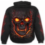 Metalová mikina Spiral SKULL LAVA WM135800 – Zboží Dáma