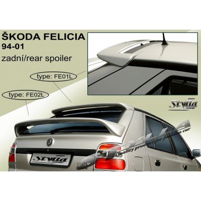 Škoda Felicia 94 - 01 - Stylla spoiler zadních dveří horní