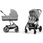 CYBEX Balios S Lux + Cot S Lux 2024 Lava Grey Silver Frame – Zboží Dáma