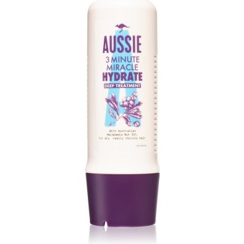 Aussie Miracle Moisture 3minutová hloubková maska pro vyprahlé vlasy 250 ml