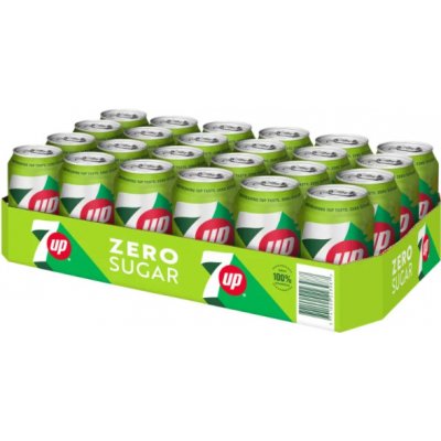 7UP limonáda s příchutí citronu a limetky bez cukru 24 x 330 ml – Zboží Mobilmania