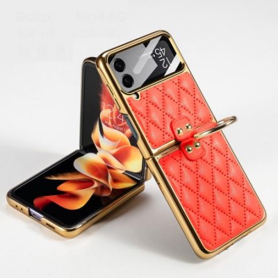 Levné Kryty Kryt GKK Fashion Case červený – Samsung Galaxy Z Flip 4