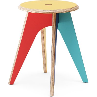 SosoneŠtokrle Stool Harlequin žlutý top – Zboží Mobilmania