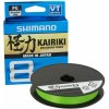 Rybářské lanko Shimano Šňůra Kairiki 8 Mantis Green 150m 0,10mm