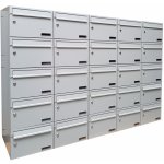 3MH s.r.o. Poštovní schránka MB 01-300x220x370 v sestavě na stěnu Barva: RAL 8016 tmavě hnědá – Hledejceny.cz