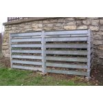 LIMES Set kompostér K 115 a rozšiřovací modul K 115-R kovový 213 x 107 x 100 cm 2290 l – Hledejceny.cz