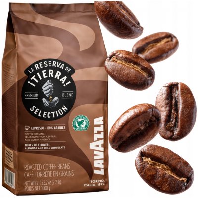 Lavazza Tierra Selection káva Arabica italská zrnková 1 kg – Hledejceny.cz