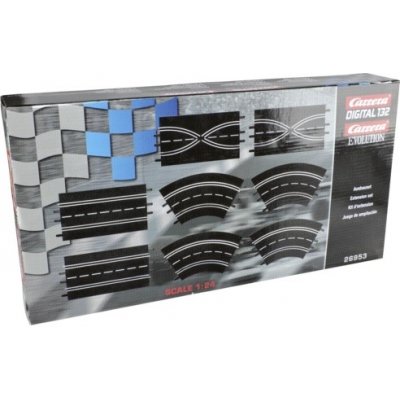 Carrera Evolution Extension set 2str. 2lane ch. 2curves 26953 – Zbozi.Blesk.cz